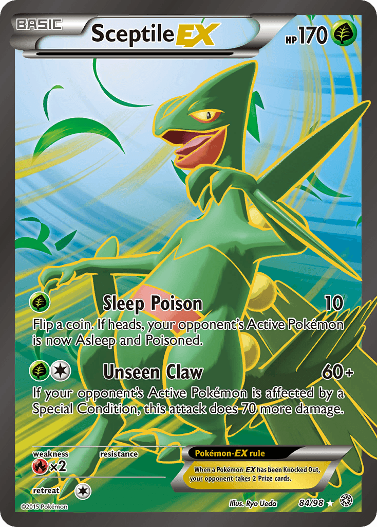 Carta Pokémon Sceptile-EX 84