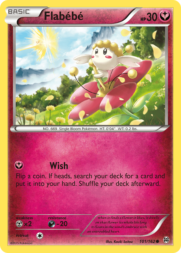 Carta Pokémon Flabébé 101