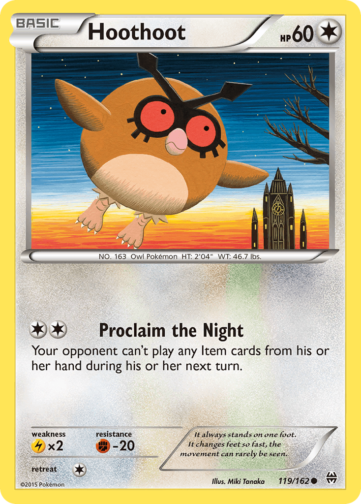 Carta Pokémon Hoothoot