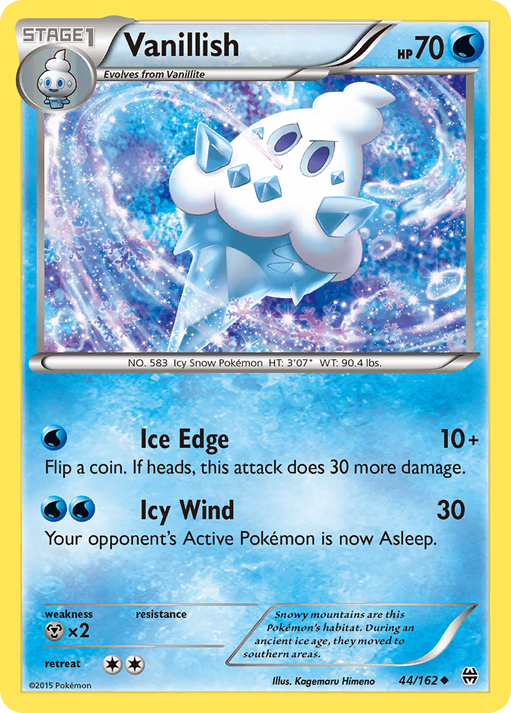 Carta Pokémon Vanillish