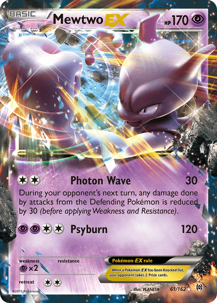 Carta Pokémon Mewtwo-EX