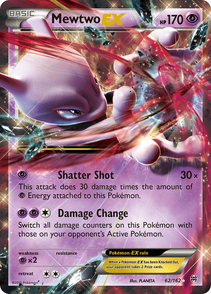 Carta Pokémon Mewtwo-EX