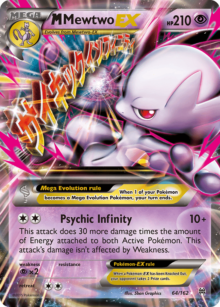 Carta Pokémon M Mewtwo-EX