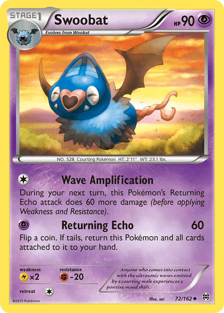 Carta Pokémon Swoobat