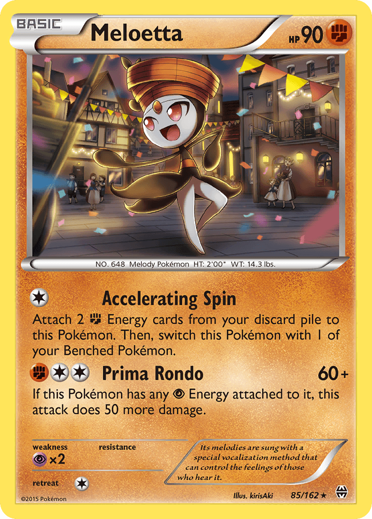 Carta Pokémon Meloetta