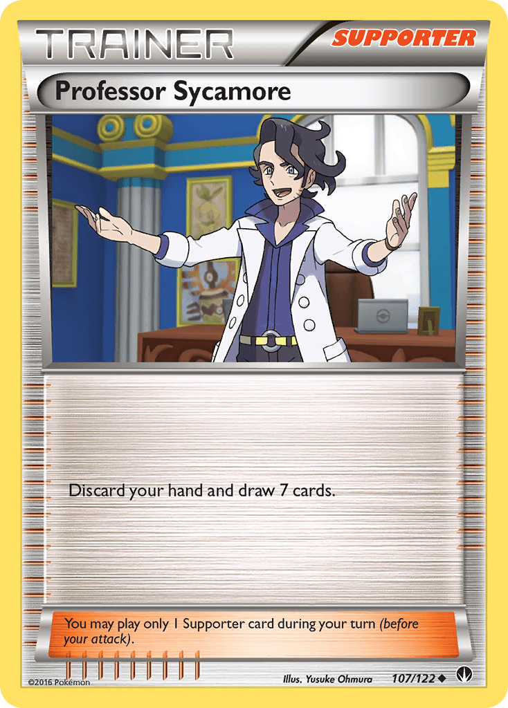 Carta Pokémon Professor Sycamore 107 de BREAKpoint
