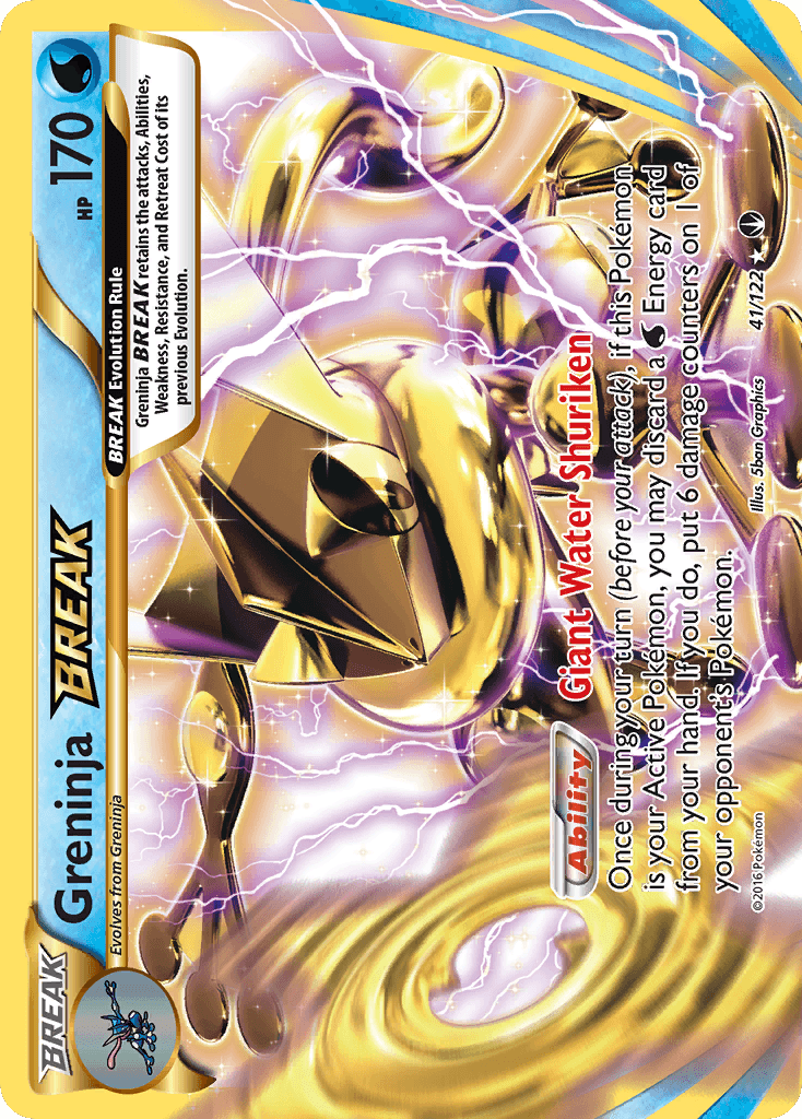 Carta Pokémon Greninja BREAK