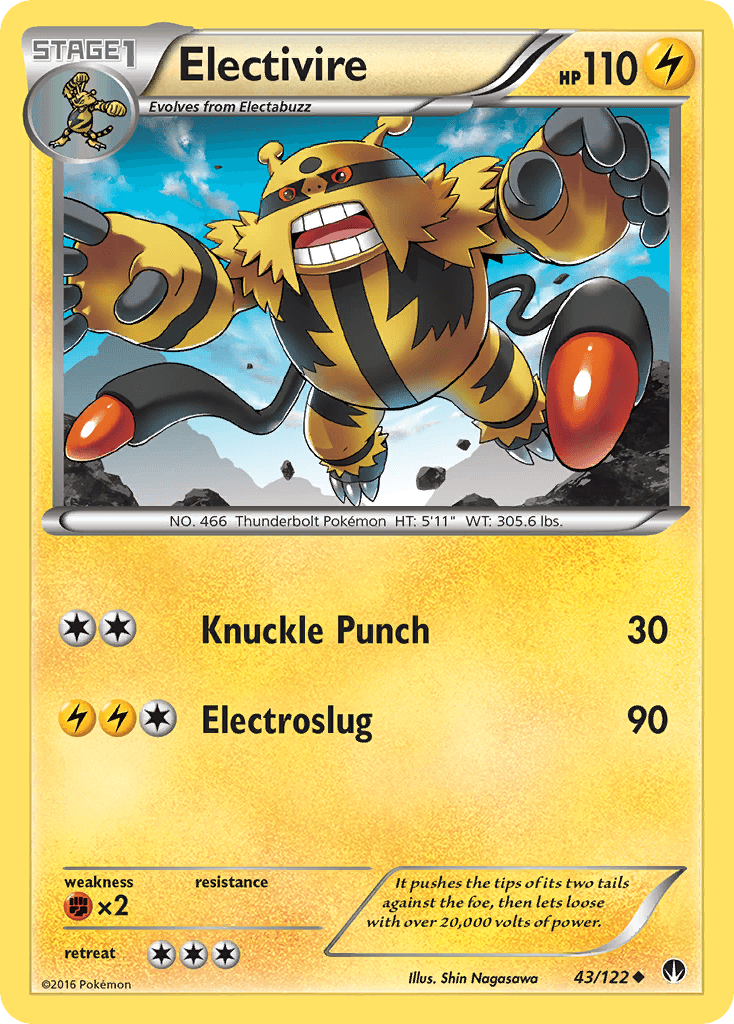 Carta Pokémon Electivire