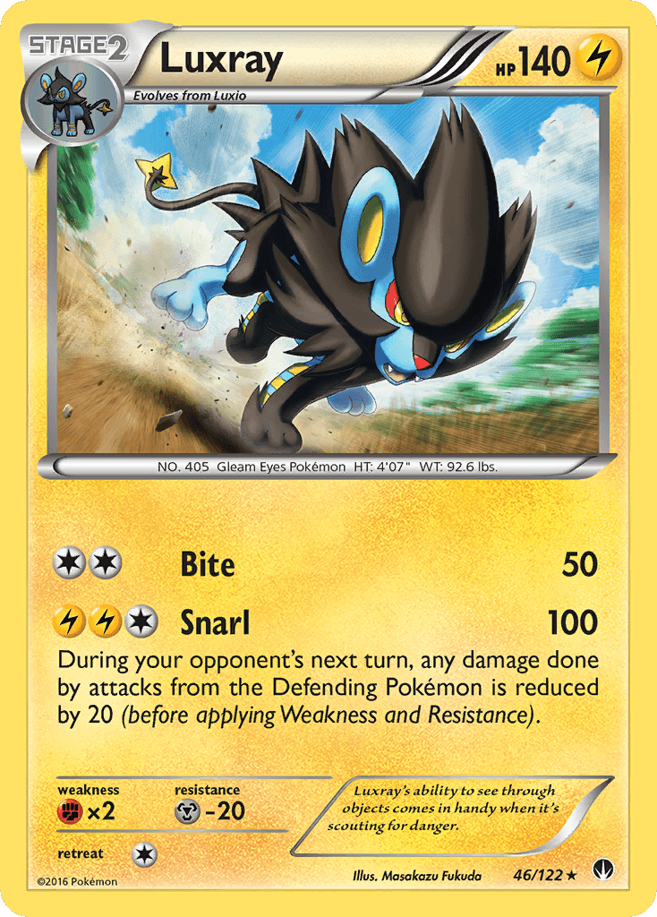 Carta Pokémon Luxray