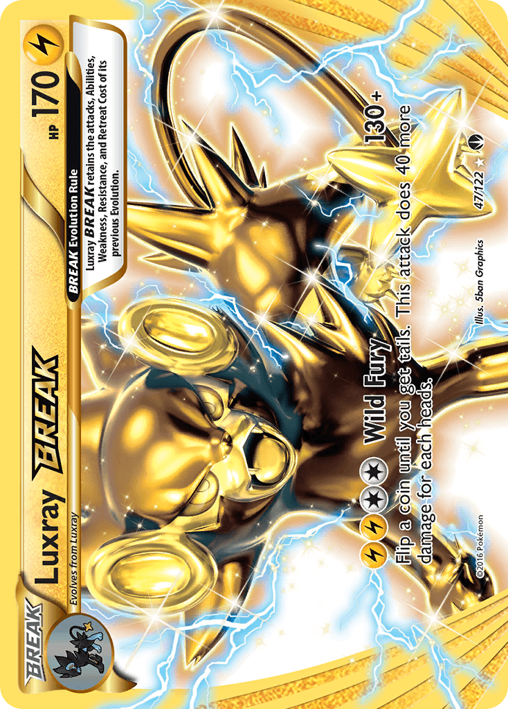 Carta Pokémon Luxray BREAK