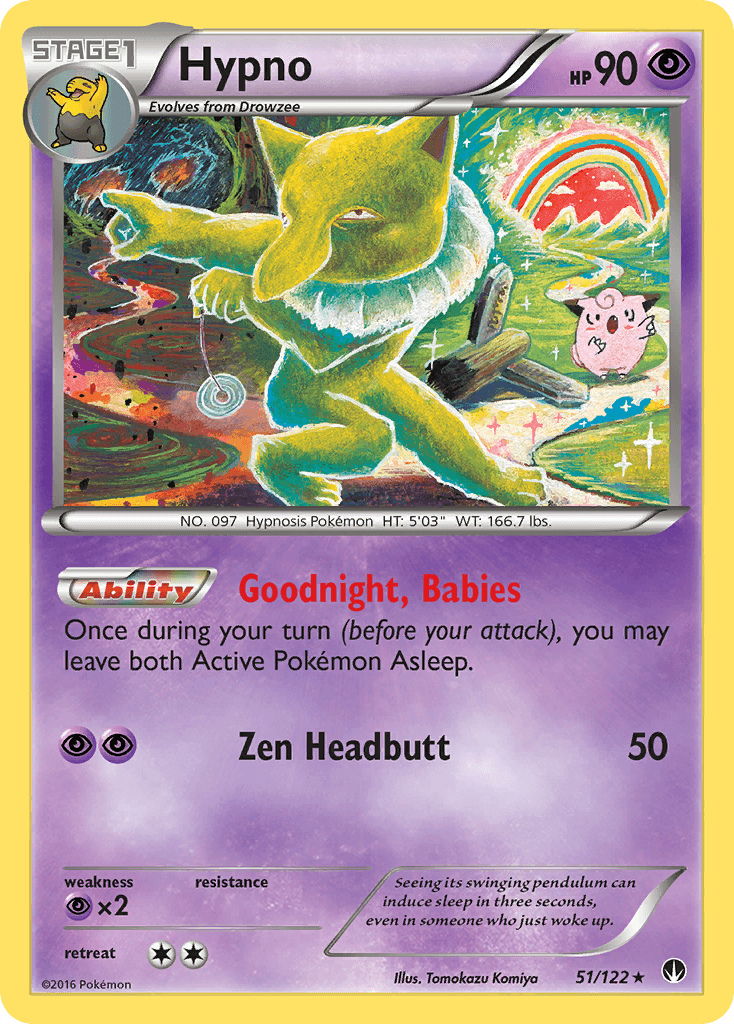 Carta Pokémon Hypno 51 de BREAKpoint