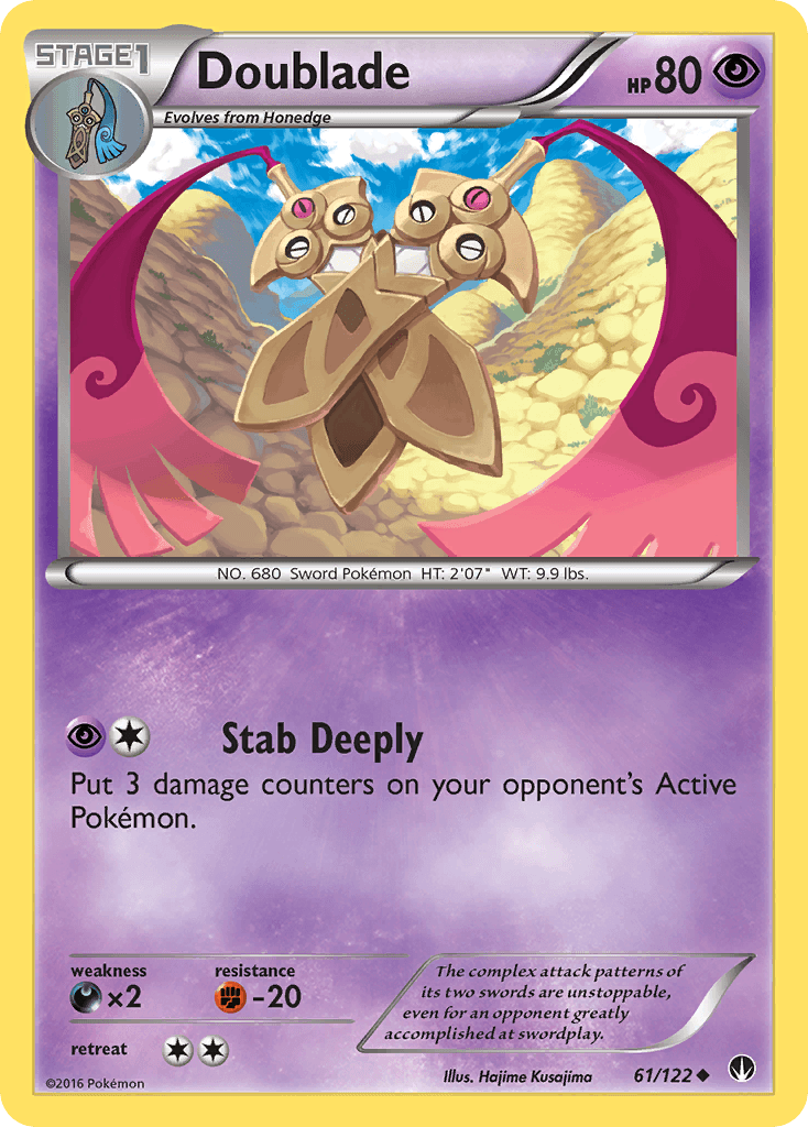 Carta Pokémon Doublade