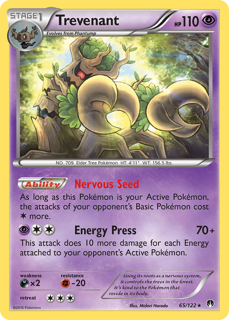 Carta Pokémon Trevenant