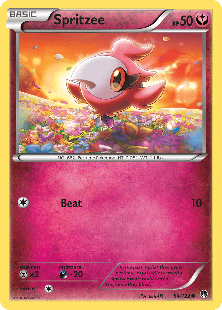 Carta Pokémon Spritzee