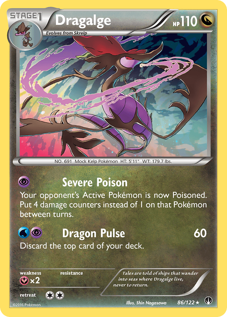 Carta Pokémon Dragalge