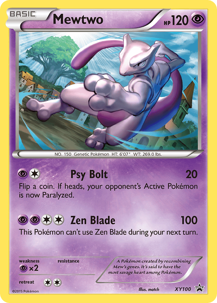 Carta Pokémon Mewtwo