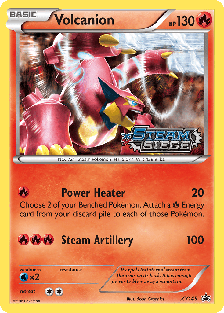 Carta Pokémon Volcanion XY145