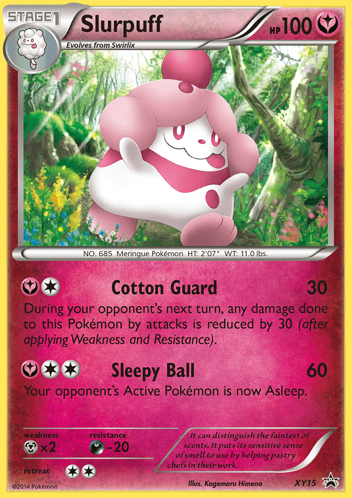 Carta Pokémon Slurpuff XY15