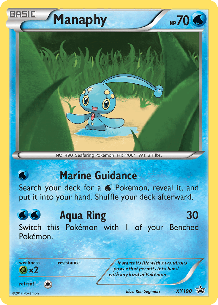 Carta Pokémon Manaphy XY190