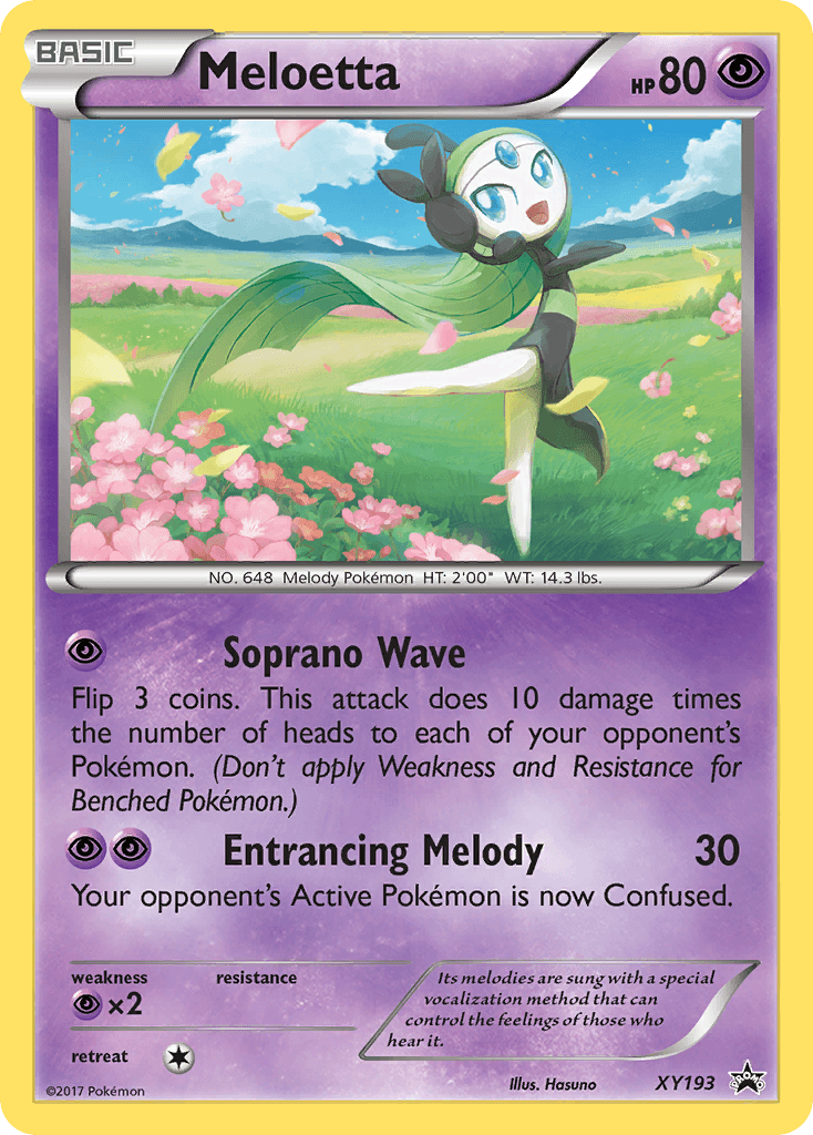 Carta Pokémon Meloetta