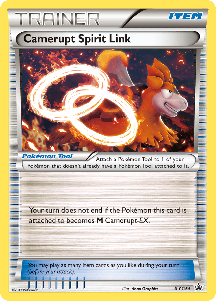 Carta Pokémon Camerupt Spirit Link XY199