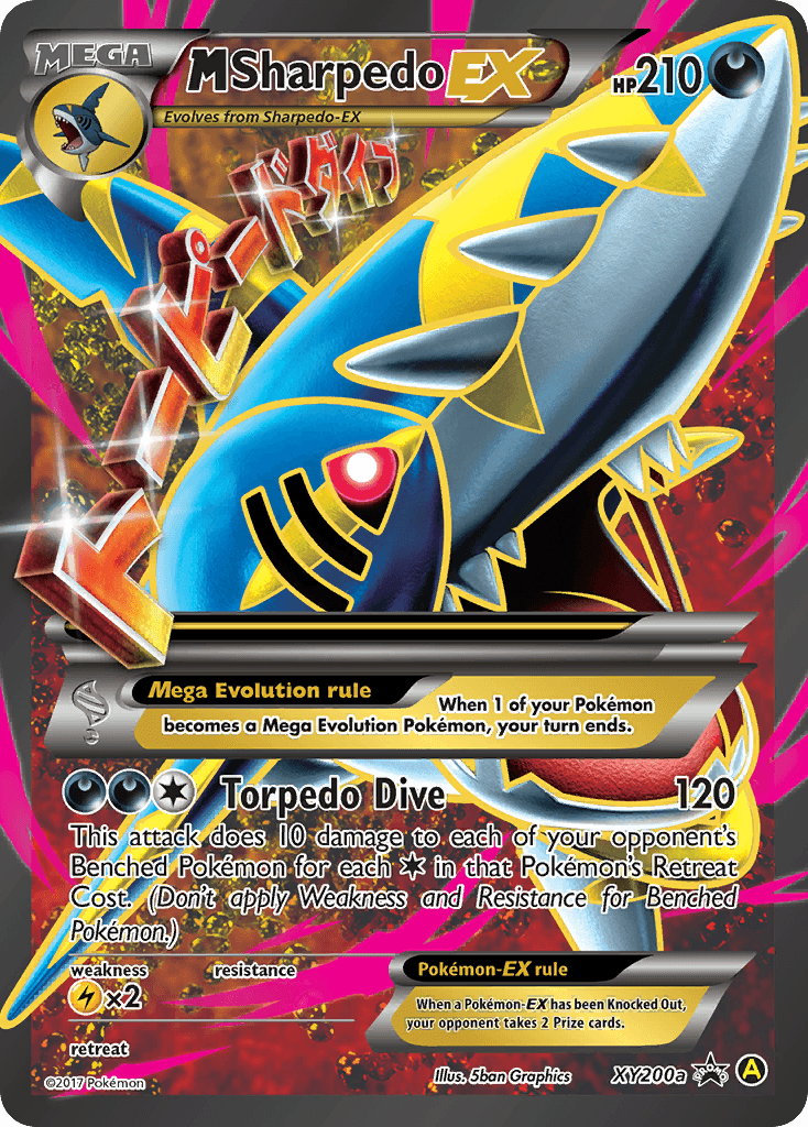 Carta Pokémon M Sharpedo-EX XY200a