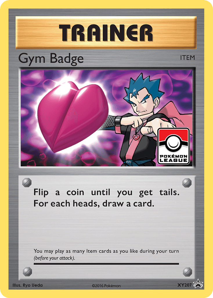Carta Pokémon Gym Badge XY207