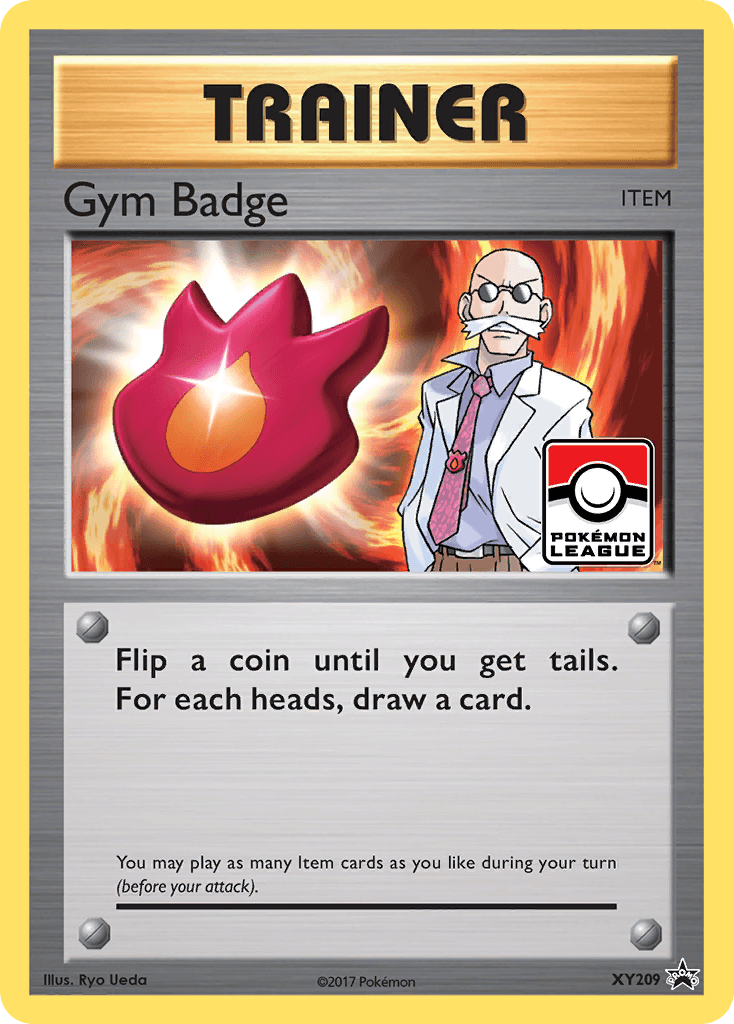 Carta Pokémon Gym Badge XY209