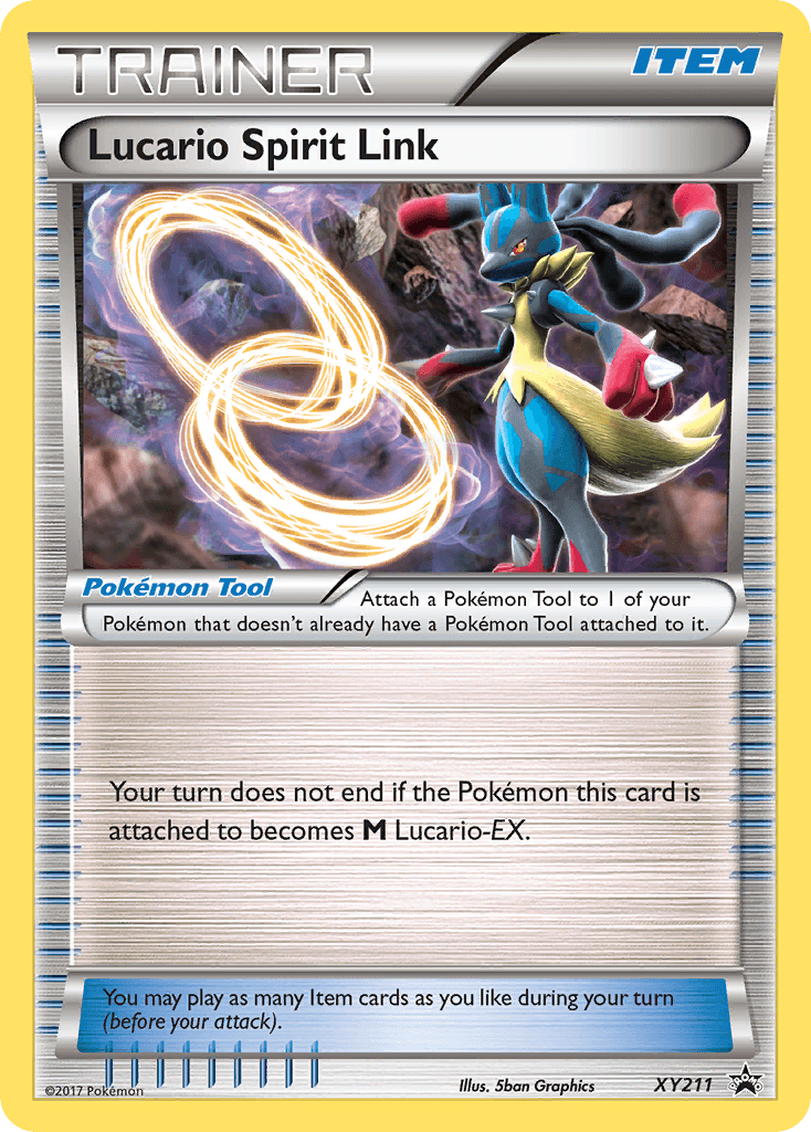 Carta Pokémon Lucario Spirit Link XY211