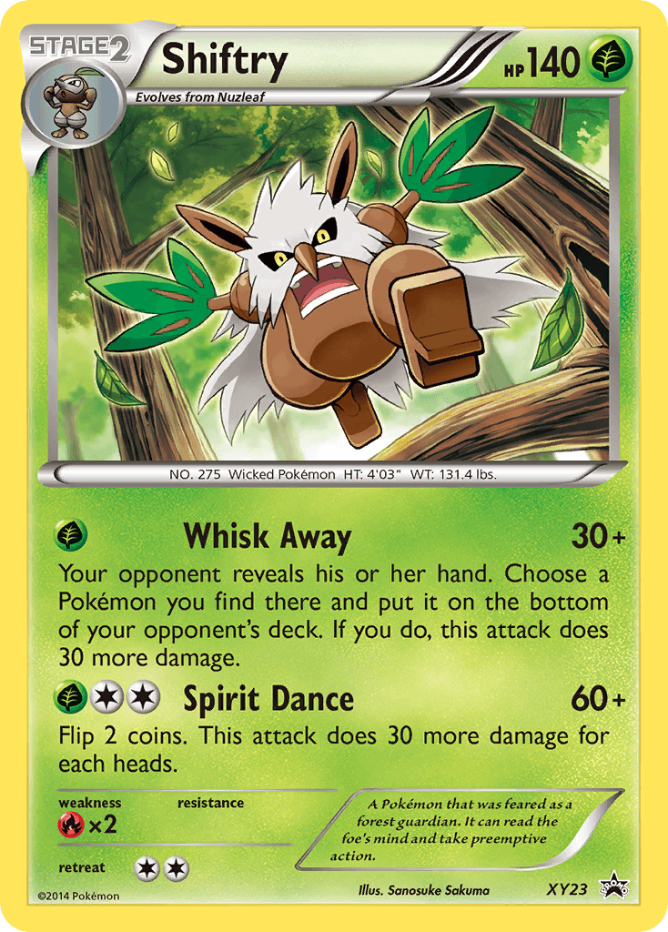 Carta Pokémon Shiftry XY23