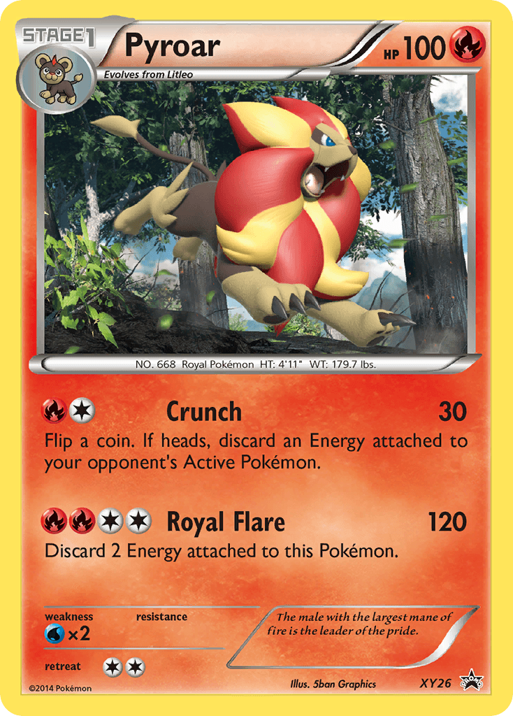 Carta Pokémon Pyroar XY26