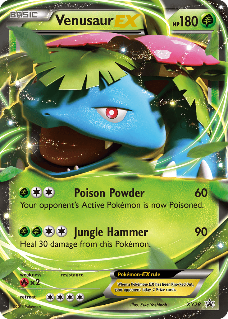 Carta Pokémon Venusaur-EX