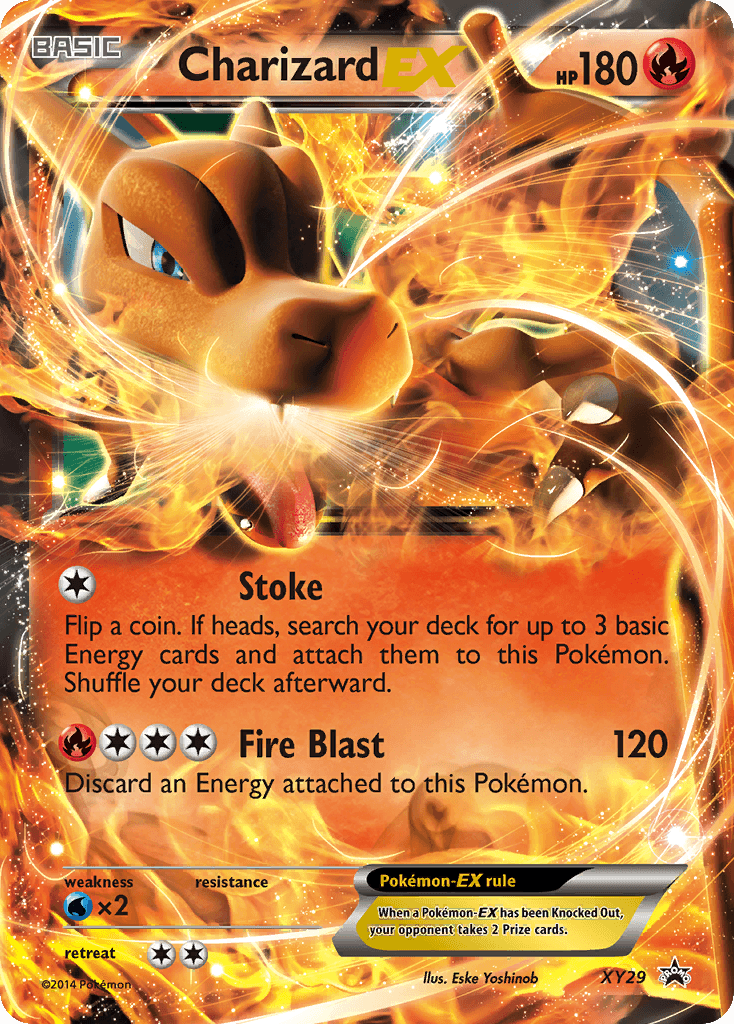 Carta Pokémon Charizard-EX XY29