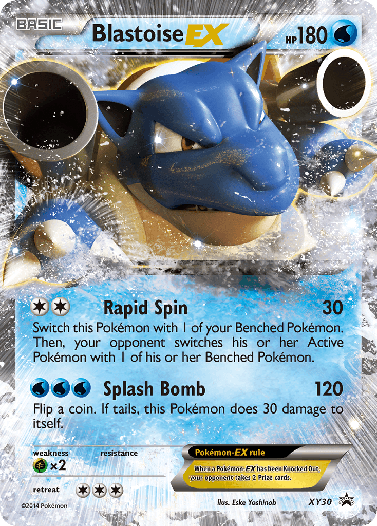 Carta Pokémon Blastoise-EX XY30