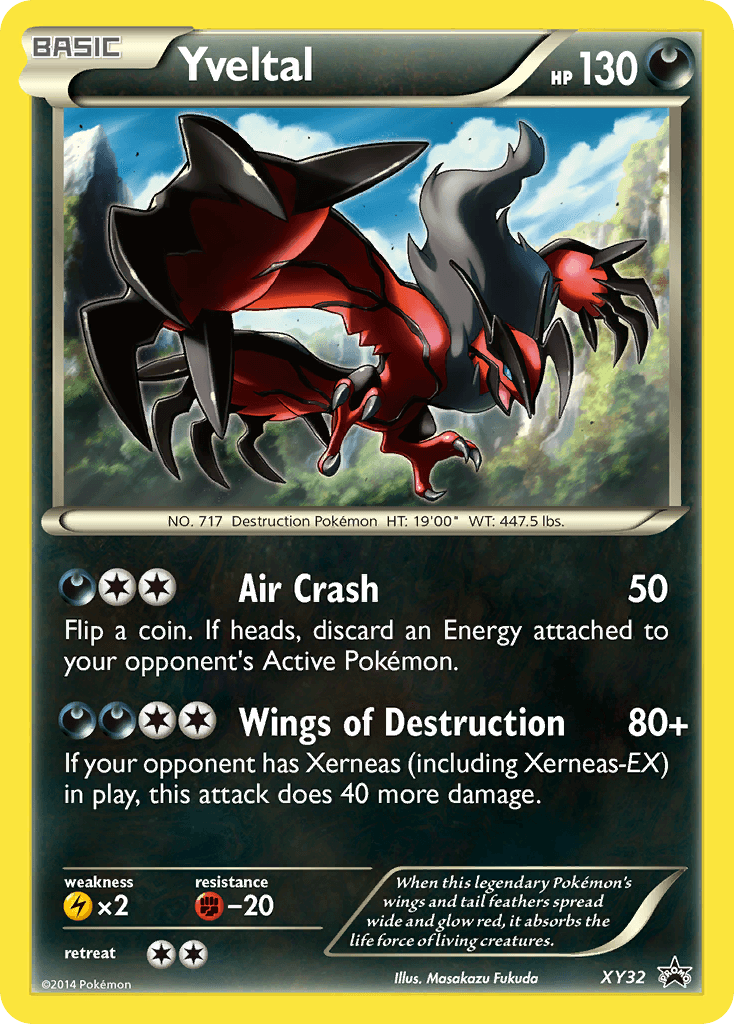 Carta Pokémon Yveltal XY32