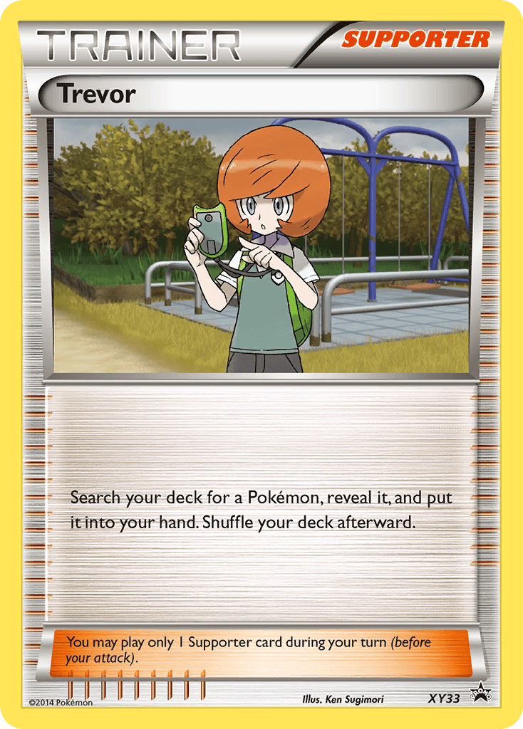 Carta Pokémon Trevor XY33