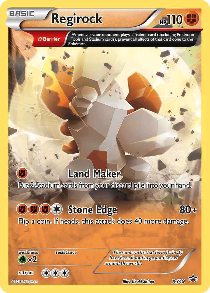 Carta Pokémon Regirock XY49