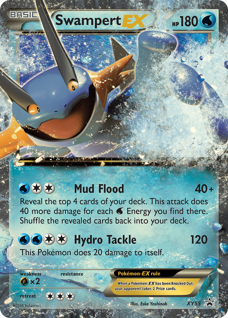 Carta Pokémon Swampert-EX