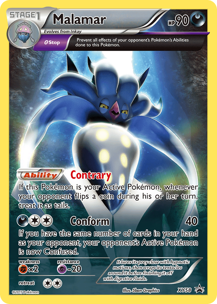 Carta Pokémon Malamar XY58