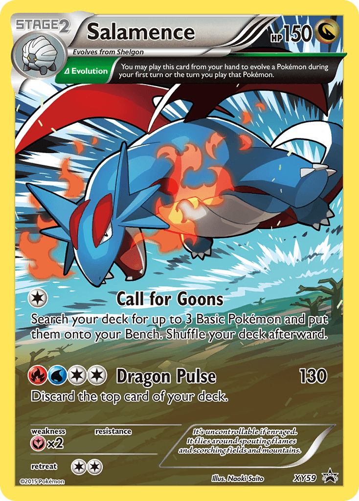 Carta Pokémon Salamence XY59