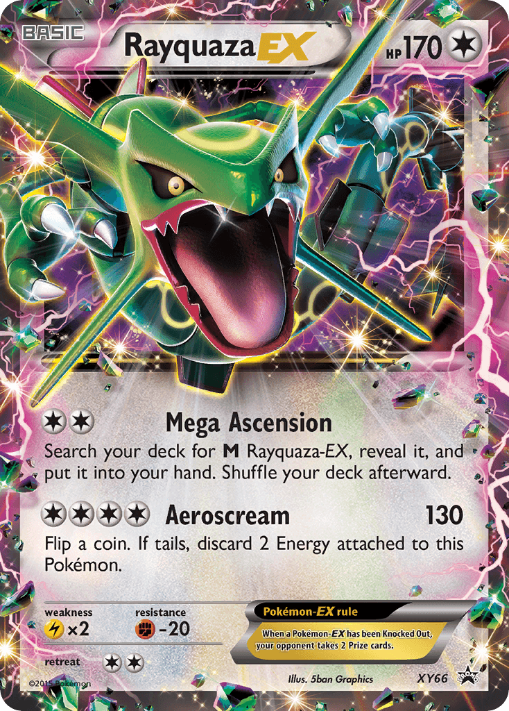Carta Pokémon Rayquaza-EX XY66