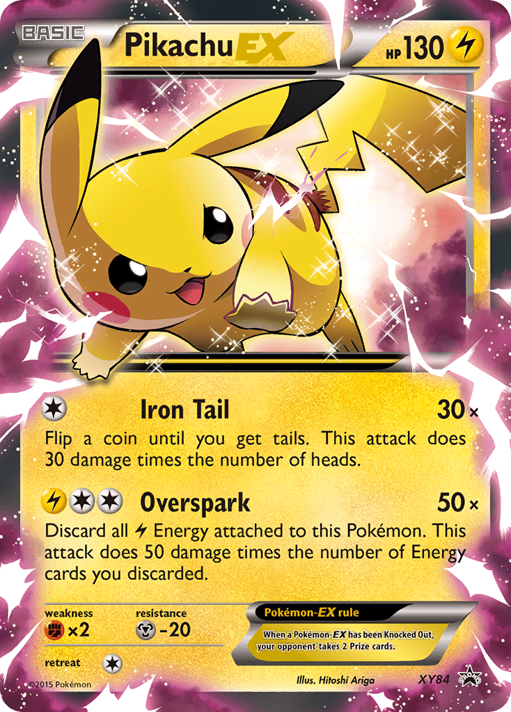 Carta Pokémon Pikachu-EX