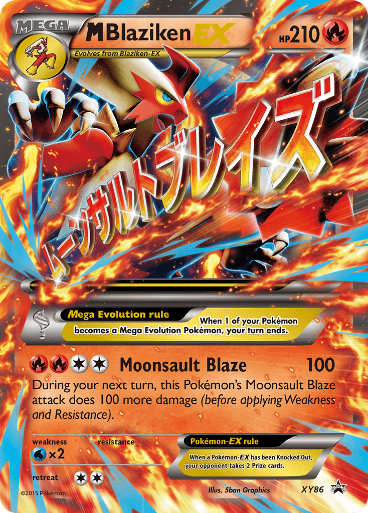 Carta Pokémon M Blaziken-EX XY86