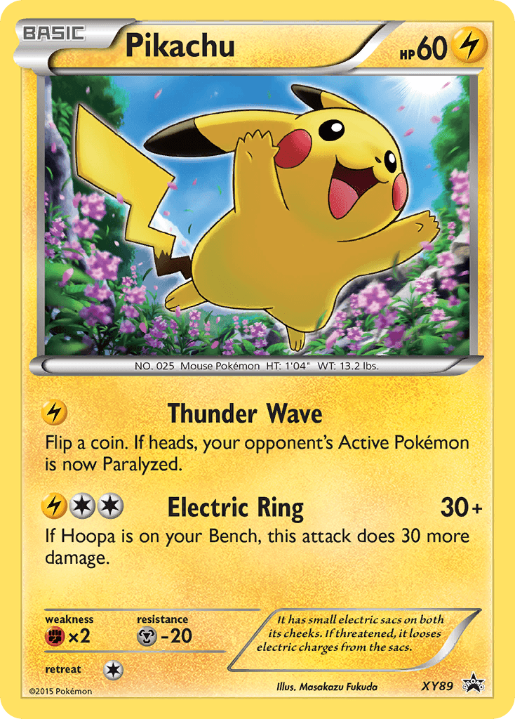 Carta Pokémon Pikachu