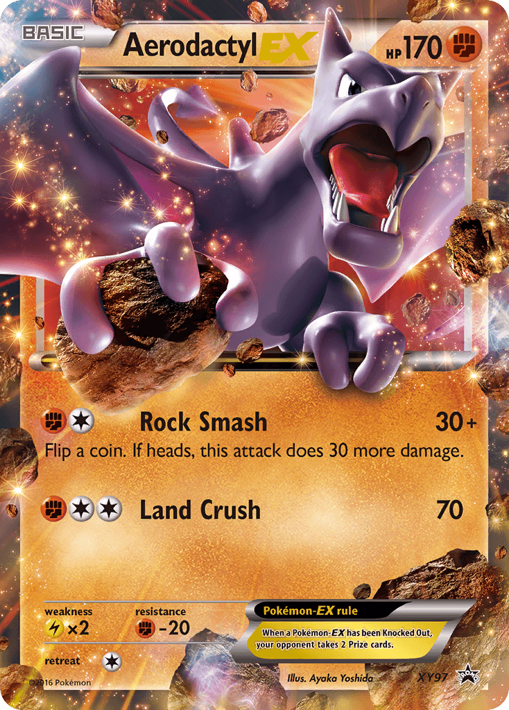Carta Pokémon Aerodactyl-EX XY97