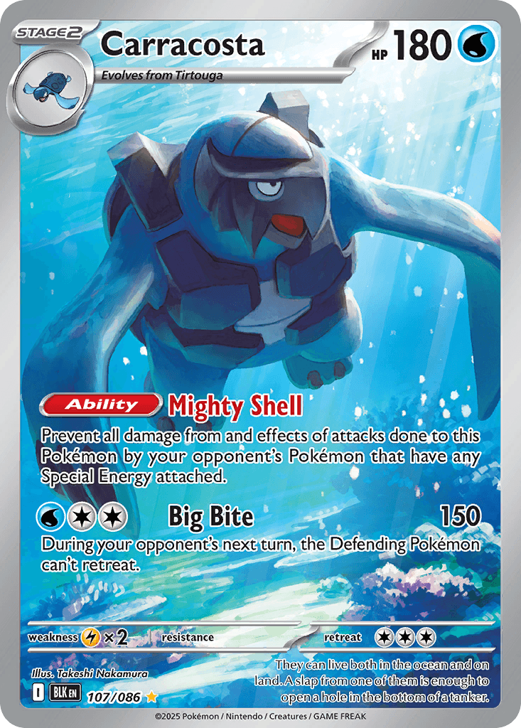Carta Pokémon Carracosta 107