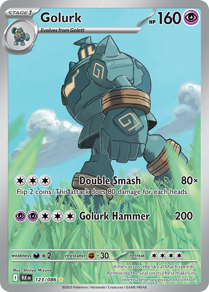 Carta Pokémon Golurk 123