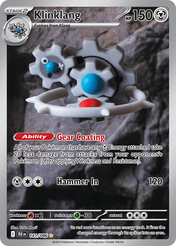 Carta Pokémon Klinklang 141