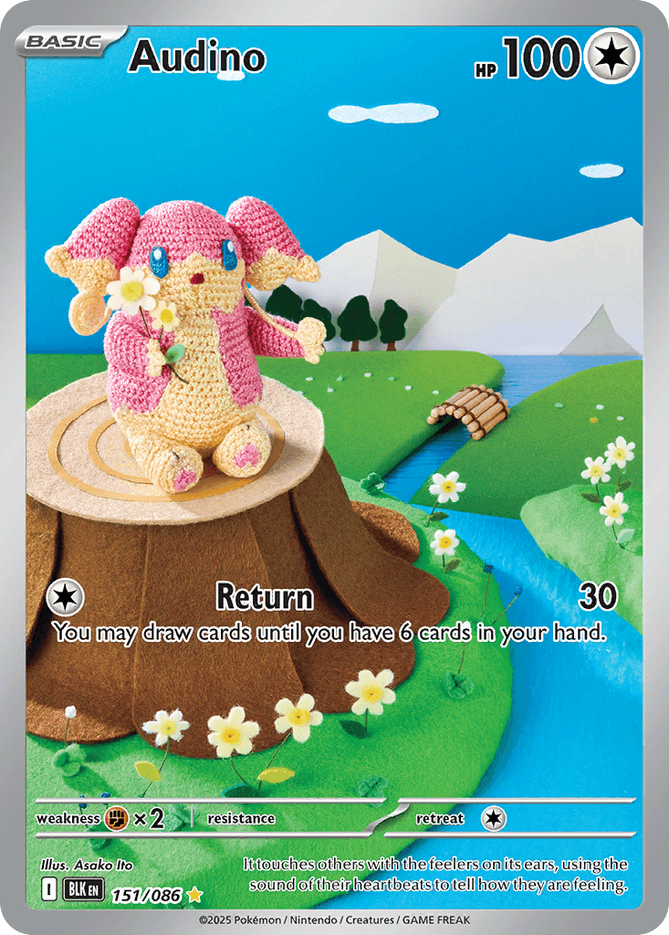 Carta Pokémon Audino 151