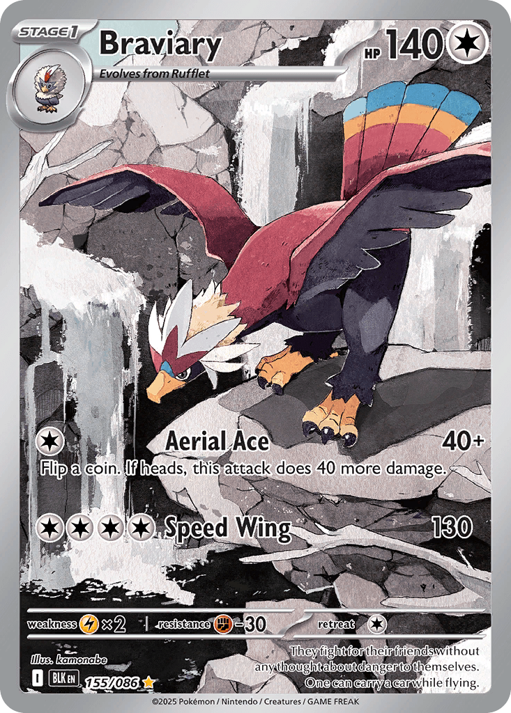 Carta Pokémon Braviary